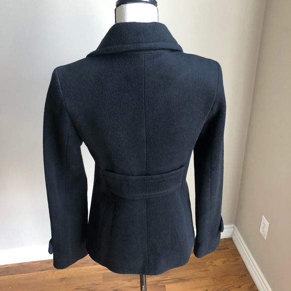 VINCE double breasted wool cashmere blend pea coat - Picture 7 of 12